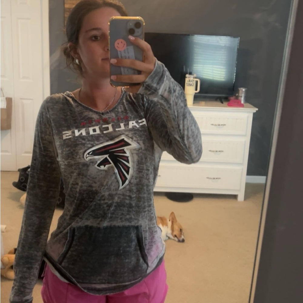 NFL Gray Atlanta Falcons Women's Hoodie